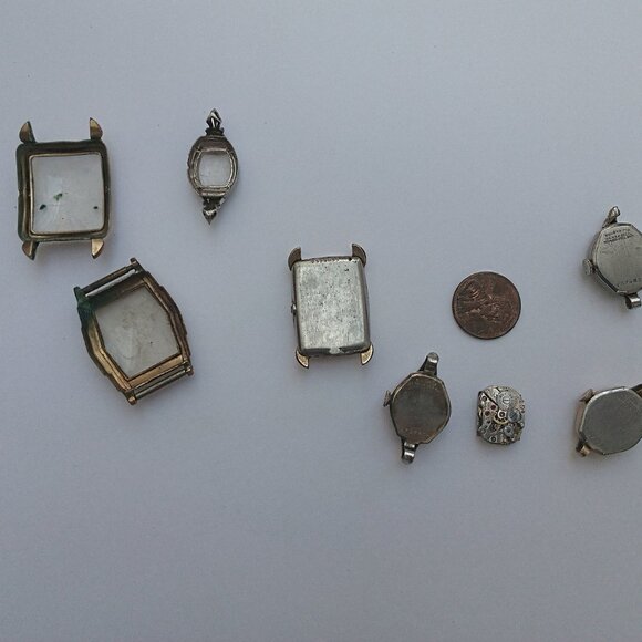 Large Lot of Vintage Bulova Watch Parts - 10k Gold Plated!! - Picture 4 of 8